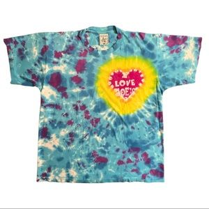 Vintage 90s Single Stitch Joe’s Crab Shack Tie Dye Logo Graphic T-shirt Size L